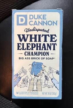 Duke Cannon Big Ass Brick of Soap Citrus + Musk Bar, White Elephant 10 oz